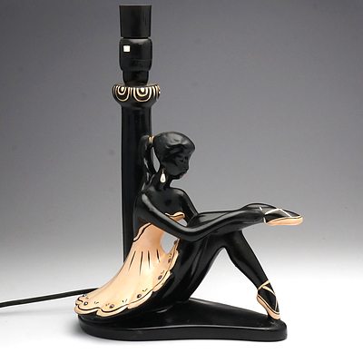 Vintage Barsony Ballerina Table Lamp